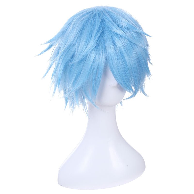 Classic Short Anime Cosplay Wigs - Blue - lemailwigs