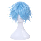 Classic Short Anime Cosplay Wigs - Blue - lemailwigs