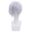 Classic Short Anime Cosplay Wigs - White - lemailwigs
