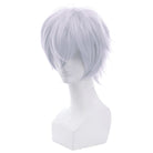 Classic Short Anime Cosplay Wigs - White - lemailwigs