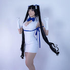 Danmachi/Is It Wrong to Try to Pick Up Girls in a Dungeon Hestia Long Black Curly Ponytail Cosplay Wigs - lemailwigs