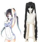 Danmachi/Is It Wrong to Try to Pick Up Girls in a Dungeon Hestia Long Black Curly Ponytail Cosplay Wigs - lemailwigs