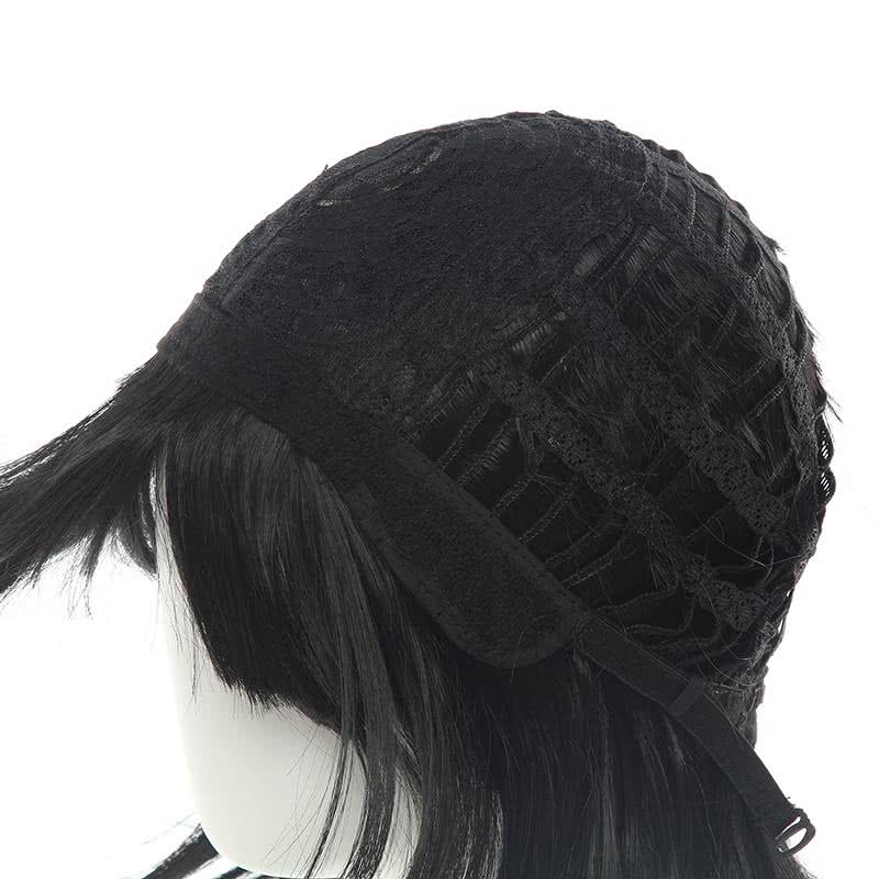 Danmachi/Is It Wrong to Try to Pick Up Girls in a Dungeon Hestia Long Black Curly Ponytail Cosplay Wigs - lemailwigs
