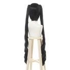 Danmachi/Is It Wrong to Try to Pick Up Girls in a Dungeon Hestia Long Black Curly Ponytail Cosplay Wigs - lemailwigs