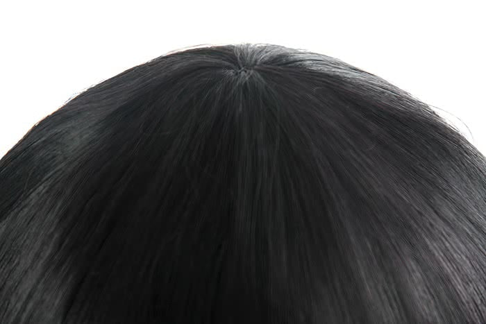 Date A Live Tokisaki Kurumi Long Straight Ponytails Black Mixed Dark Red Cosplay Wigs - lemailwigs