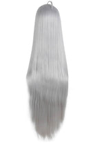 Deadman Wonderland Shiro Anime Wigs Long Straight Synthetic Hair Grey Cosplay Wigs - lemailwigs