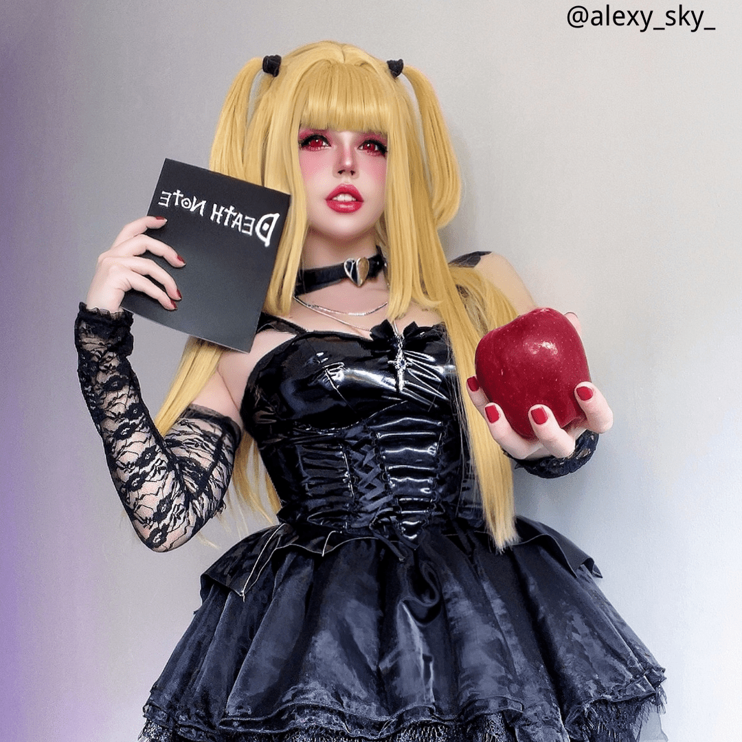 Death Note Misa Amane Blonde Halloween Cosplay Wig – lemailwigs