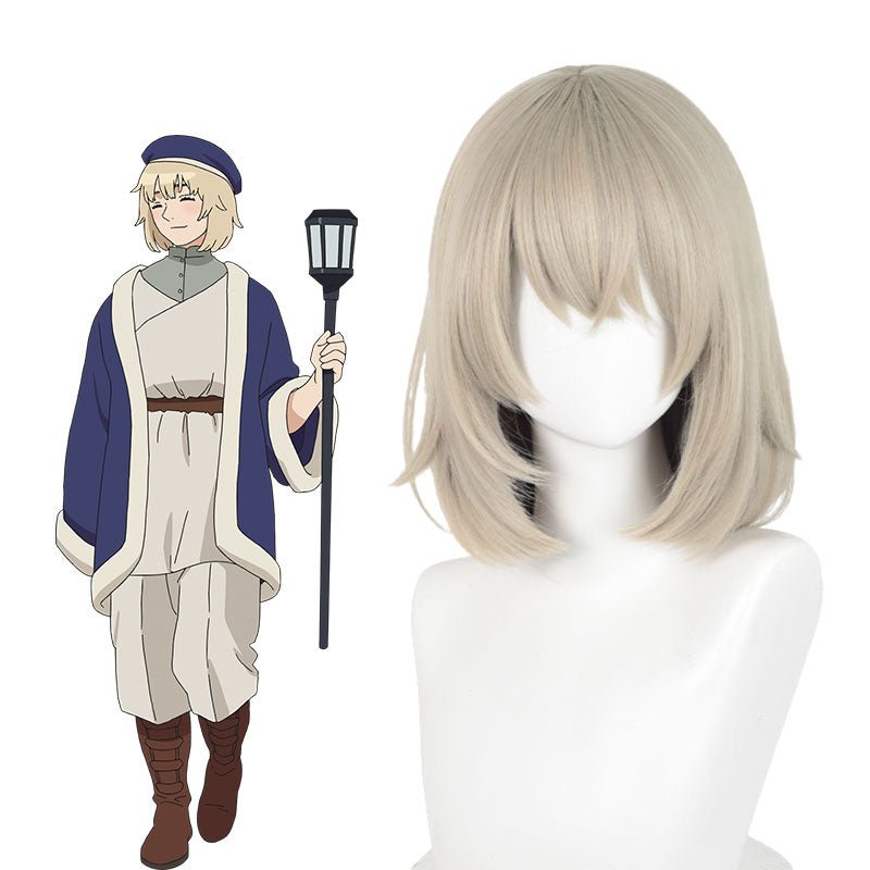 Delicious in Dungeon Falin Touden Grey Halloween Cosplay Wig - lemailwigs