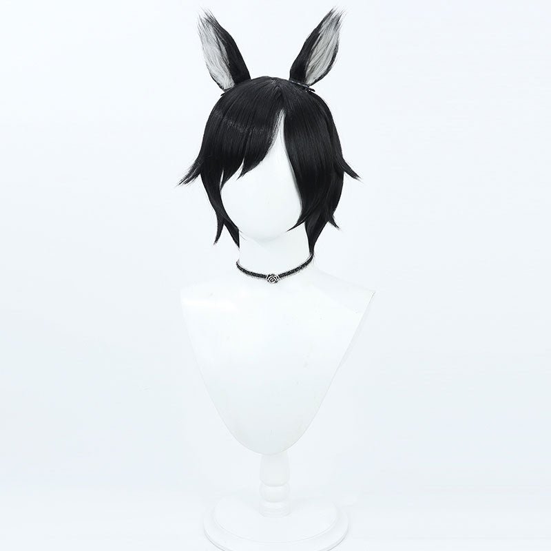 Delicious In Dungeon Izutsumi Black Cosplay Wig - lemailwigs