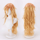 Demon slayer Douma Long Curly Blonde Mixed Color Cosplay Wigs - lemailwigs