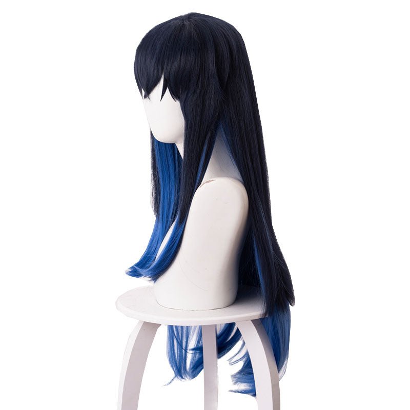 Demon Slayer Hashibira Inosuke Long Gradient Cosplay Wigs - lemailwigs