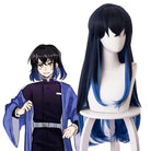 Demon Slayer Hashibira Inosuke Long Gradient Cosplay Wigs - lemailwigs