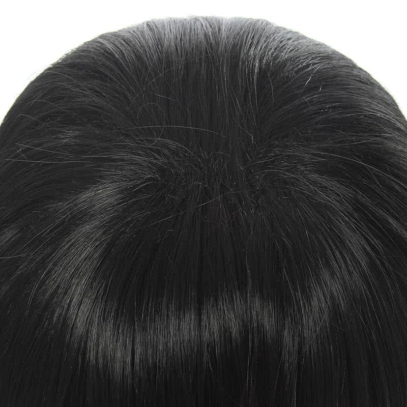 Demon Slayer / Kimetsu no Yaiba Iguro Obanai Short Layer Black Cosplay Wigs - lemailwigs