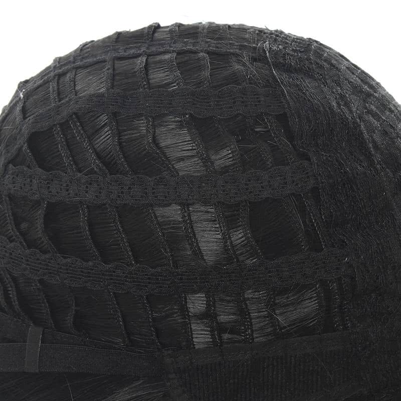 Demon Slayer / Kimetsu no Yaiba Iguro Obanai Short Layer Black Cosplay Wigs - lemailwigs