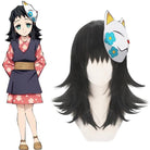 Demon Slayer / Kimetsu no Yaiba Makomo Black Cosplay Wigs - lemailwigs