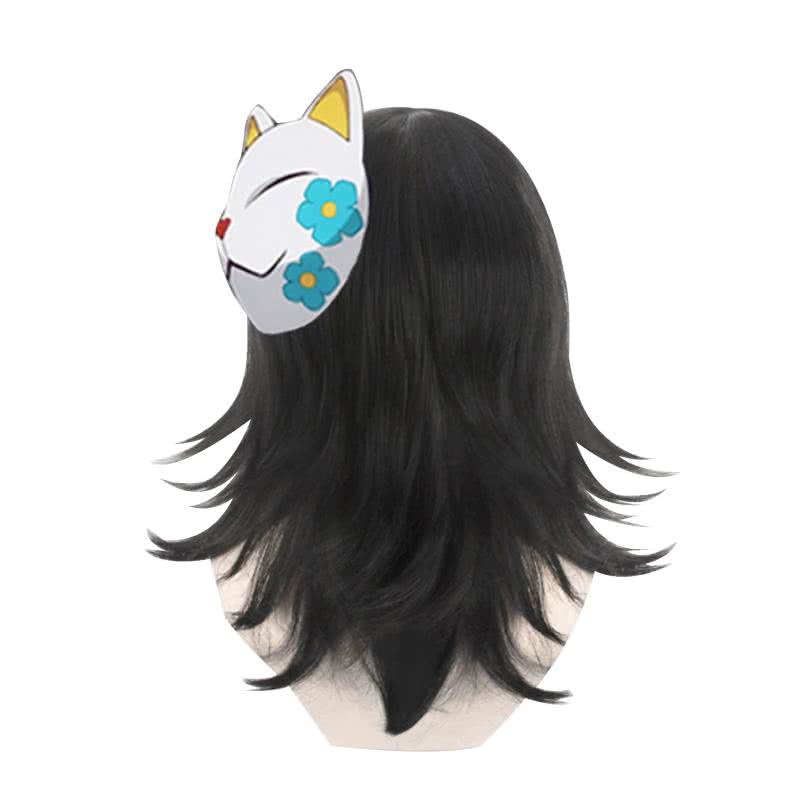 Demon Slayer / Kimetsu no Yaiba Makomo Black Cosplay Wigs - lemailwigs
