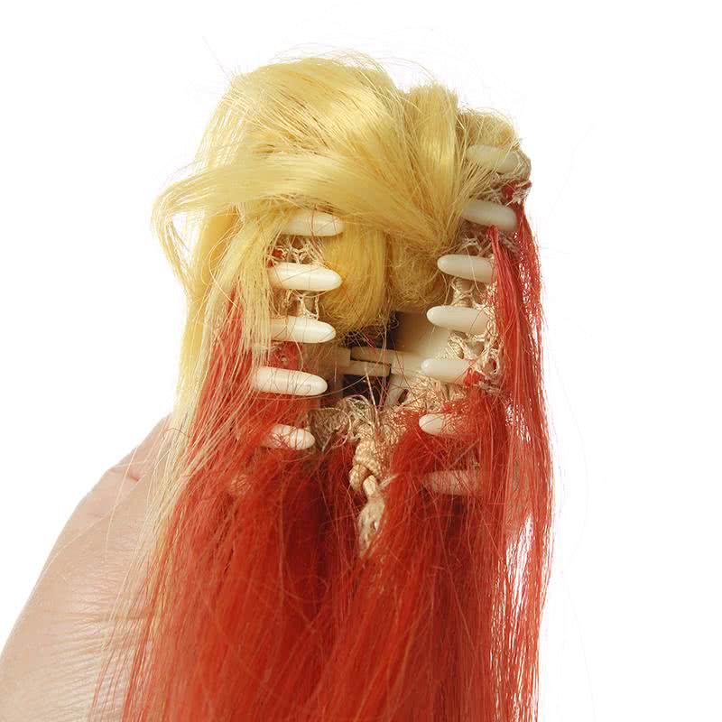 Demon Slayer / Kimetsu no Yaiba Rengoku Kyoujurou Yellow Mixed Red Ponytail Cosplay Wigs - lemailwigs