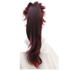 Demon Slayer / Kimetsu no Yaiba Tanjirou Kamado Red Mix Black Long Ponytail Cosplay Wigs - lemailwigs