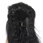 Demon Slayer / Kimetsu no Yaiba Tomioka Giyuu Long Straight Black Cosplay Wigs - lemailwigs
