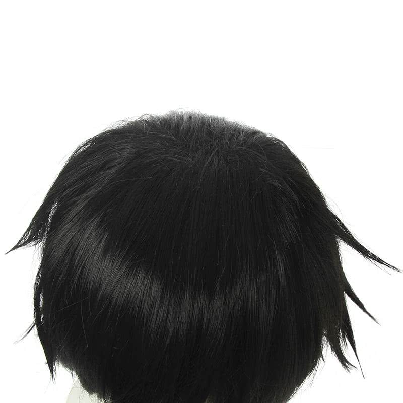 Demon Slayer / Kimetsu no Yaiba Tomioka Giyuu Long Straight Black Cosplay Wigs - lemailwigs