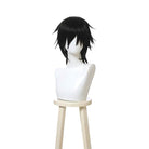 Demon Slayer / Kimetsu no Yaiba Tomioka Giyuu Long Straight Black Cosplay Wigs - lemailwigs