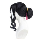 Demon Slayer Muzan Kibutsuji Female Black Curly Cosplay Wig - lemailwigs