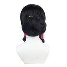 Demon Slayer Muzan Kibutsuji Female Black Curly Cosplay Wig - lemailwigs