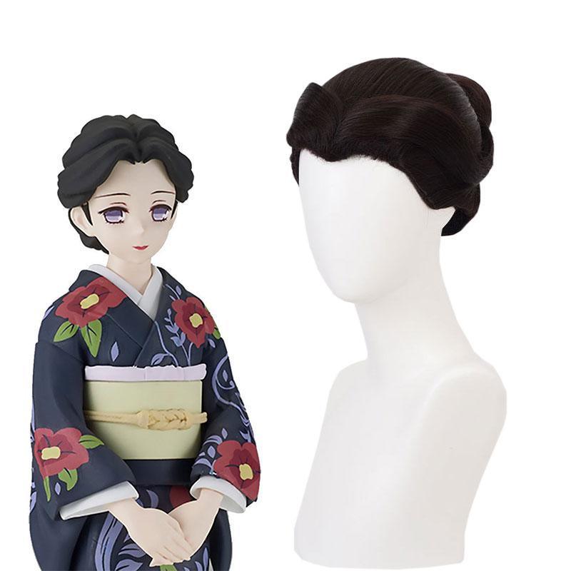 Demon Slayer Tamayo Black Cosplay Wigs - lemailwigs