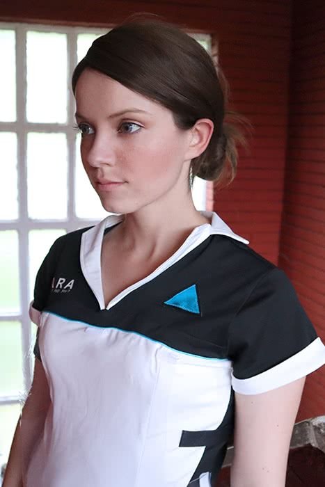 Detroit Become Human Kara Gold Brown Cosplay Wigs - lemailwigs