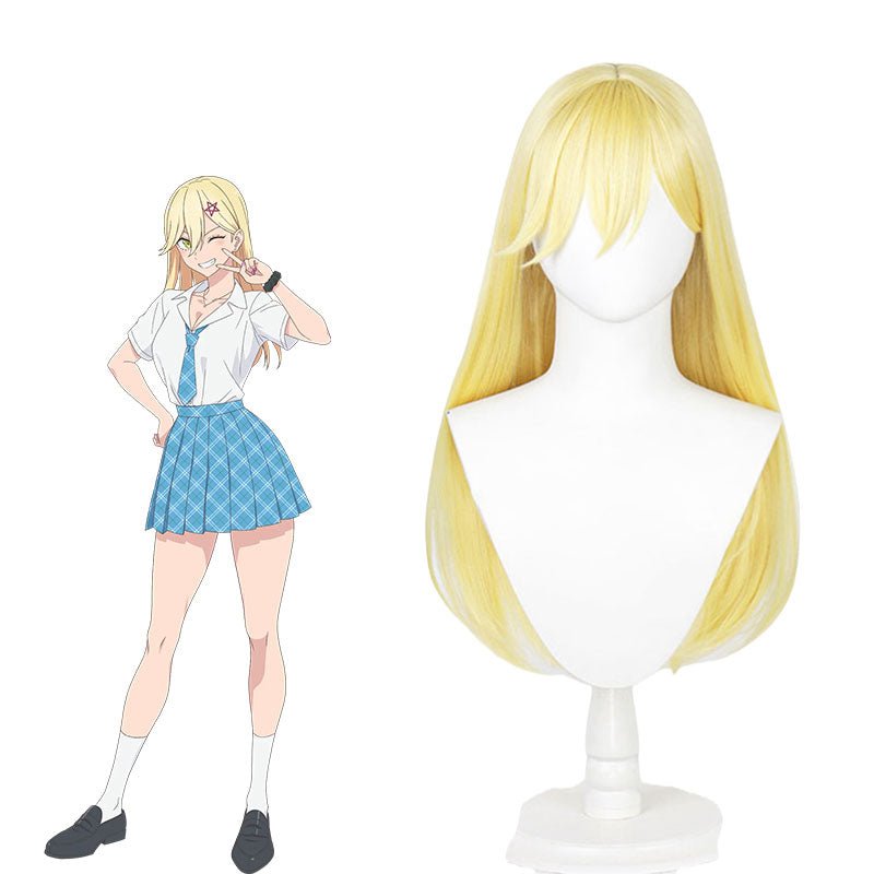 【Early bird price】2.5 Dimensional Seduction Aria Kisaki Yellow Cosplay Wig - lemailwigs