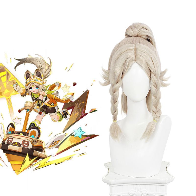 【Early Bird Price】Genshin Impact Natlan Kachina Light Brown Long Cosplay Wig - lemailwigs