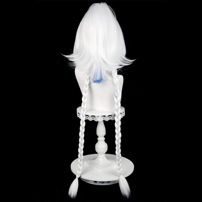 【Early Bird Price】Genshin Impact Natlan Mualani Silver mixed Blue Long Cosplay Wig - lemailwigs