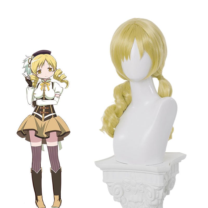 【Early Bird Price】Puella Magi Madoka Magica Mami Tomoe Yellow Cosplay Wig - lemailwigs