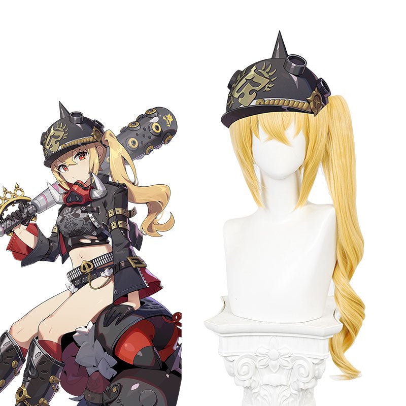 【Early bird price】Zenless Zone Zero Lucy Yellow Cosplay Wig - lemailwigs