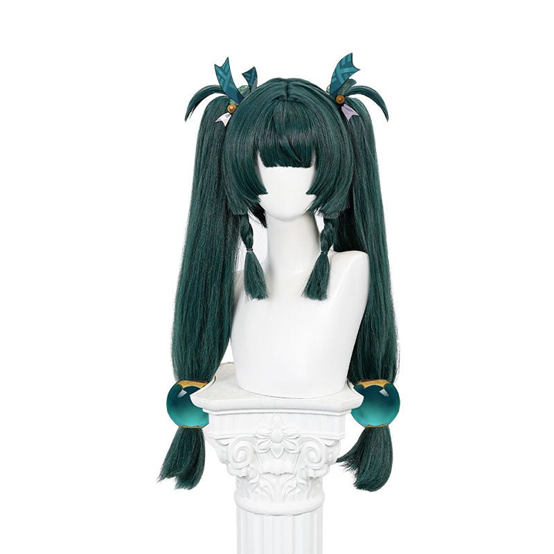 【Early Bird Price】Zenless Zone Zero Qingyi Green Long Cosplay Wig - lemailwigs