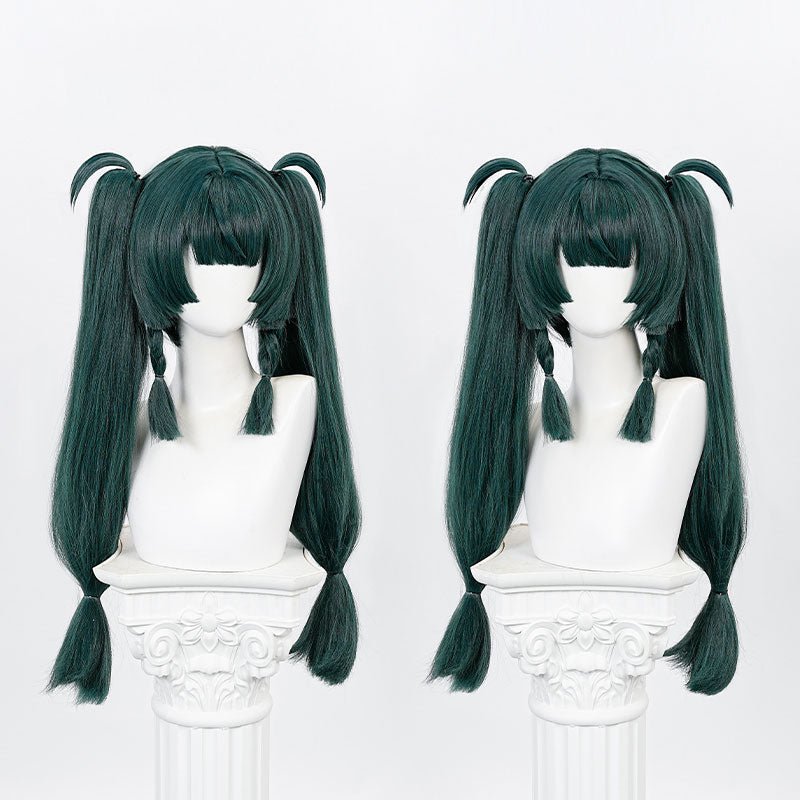 【Early Bird Price】Zenless Zone Zero Qingyi Green Long Cosplay Wig - lemailwigs