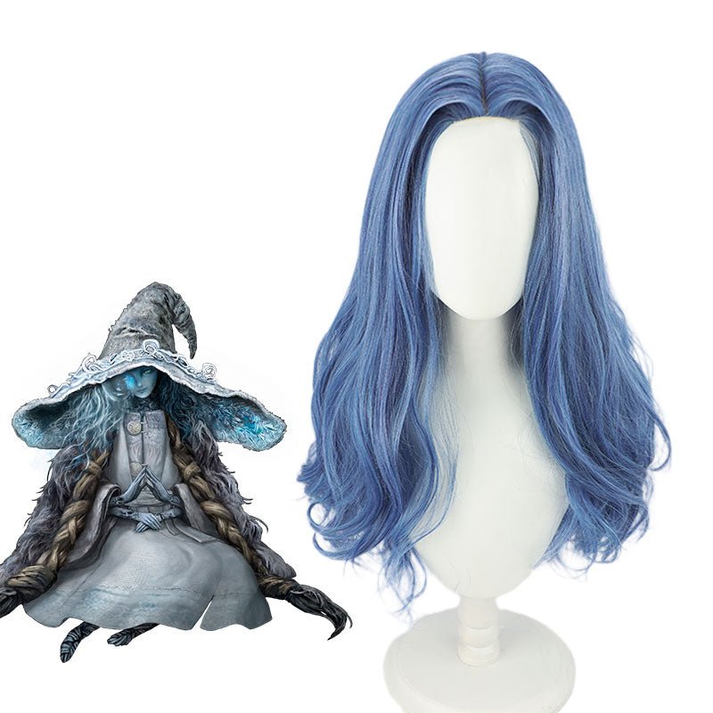 Elden Ring Ranni Blue Witch Halloween Cosplay Wig - lemailwigs