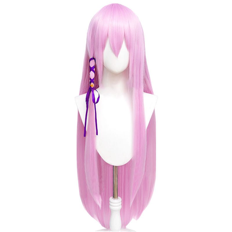Engage Kiss Kisara Pink Purple Long Straight Cosplay Wigs - B - lemailwigs