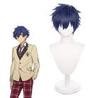 Ensemble Stars 2 Sazanami Jun Navy Blue Cosplay Wigs - lemailwigs