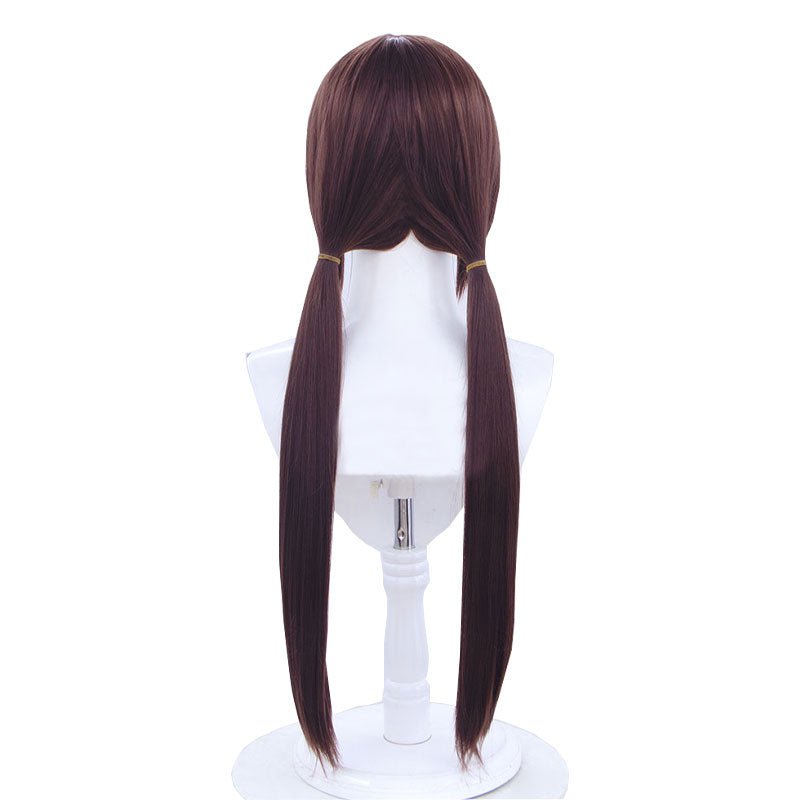 EVA Mari Illustrious Makinami Long Brown Cosplay Wig - lemailwigs