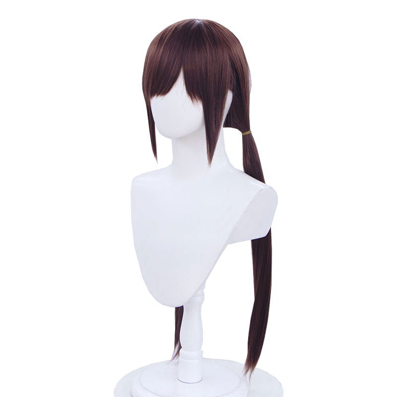EVA Mari Illustrious Makinami Long Brown Cosplay Wig - lemailwigs