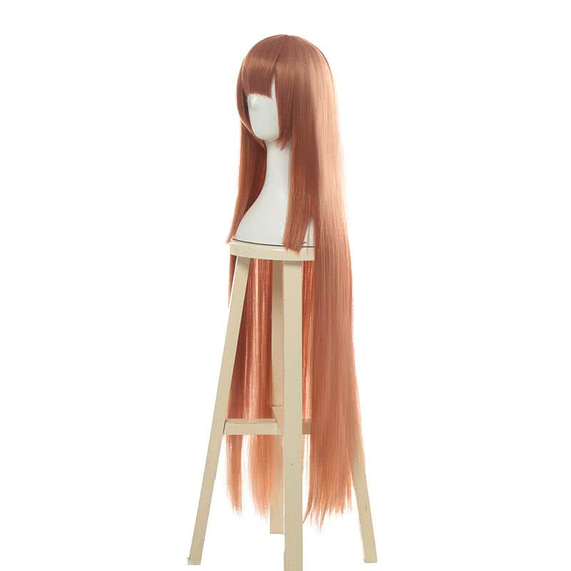 Fashion Women 100cm Long Straight Brown Cosplay Wigs - lemailwigs