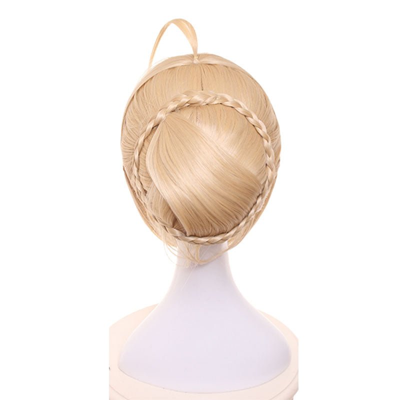 Fate Stay Night Saber Artoria Gold Cosplay Wig - lemailwigs