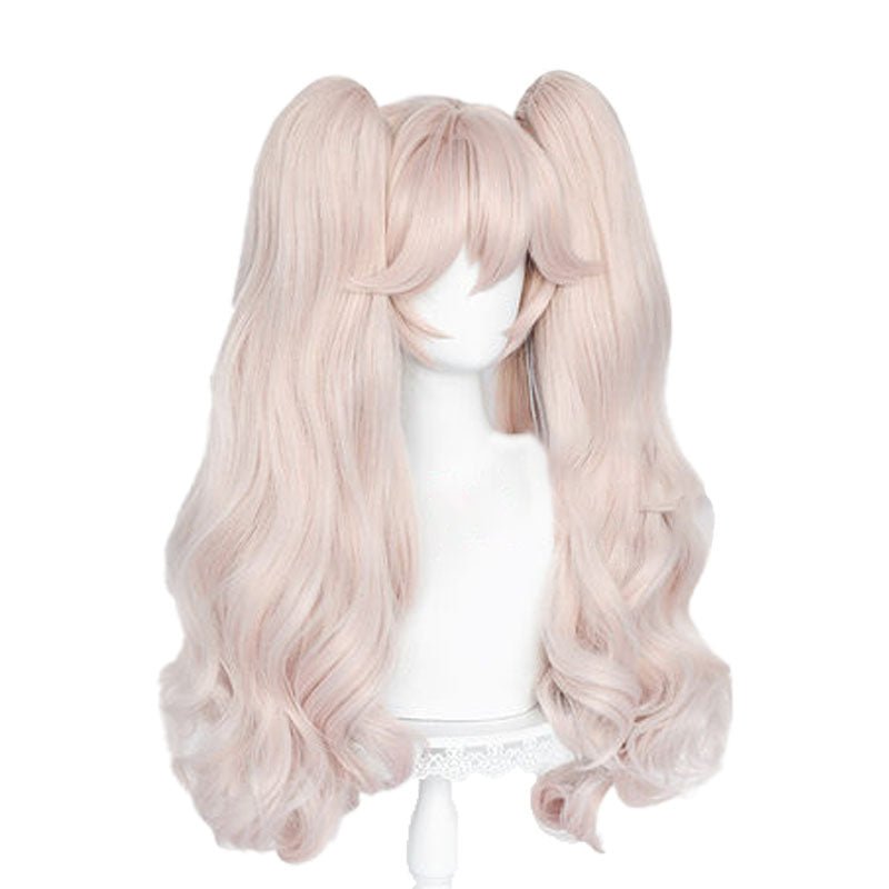 FGO Fate Tamamo no Mae Pink Long Curls Cosplay Wigs - lemailwigs