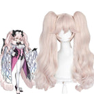 FGO Fate Tamamo no Mae Pink Long Curls Cosplay Wigs - lemailwigs