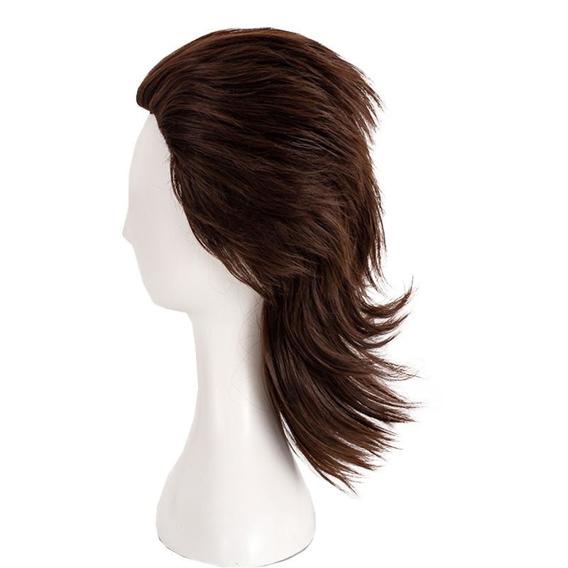 Final Fantasy Gladiolus Amicitia Brown Cosplay Wig - lemailwigs