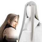 Final Fantasy Sephiroth Long Silver Straight Men Cosplay Wigs - lemailwigs