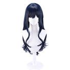 Final Fantasy XIV Gaia Dark Bule Curly Cosplay Wig - lemailwigs
