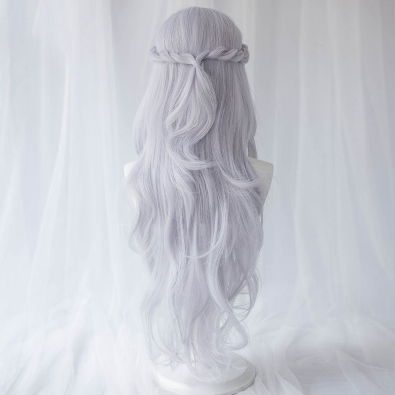 Final Fantasy XIV Venat White Cosplay Wig - lemailwigs