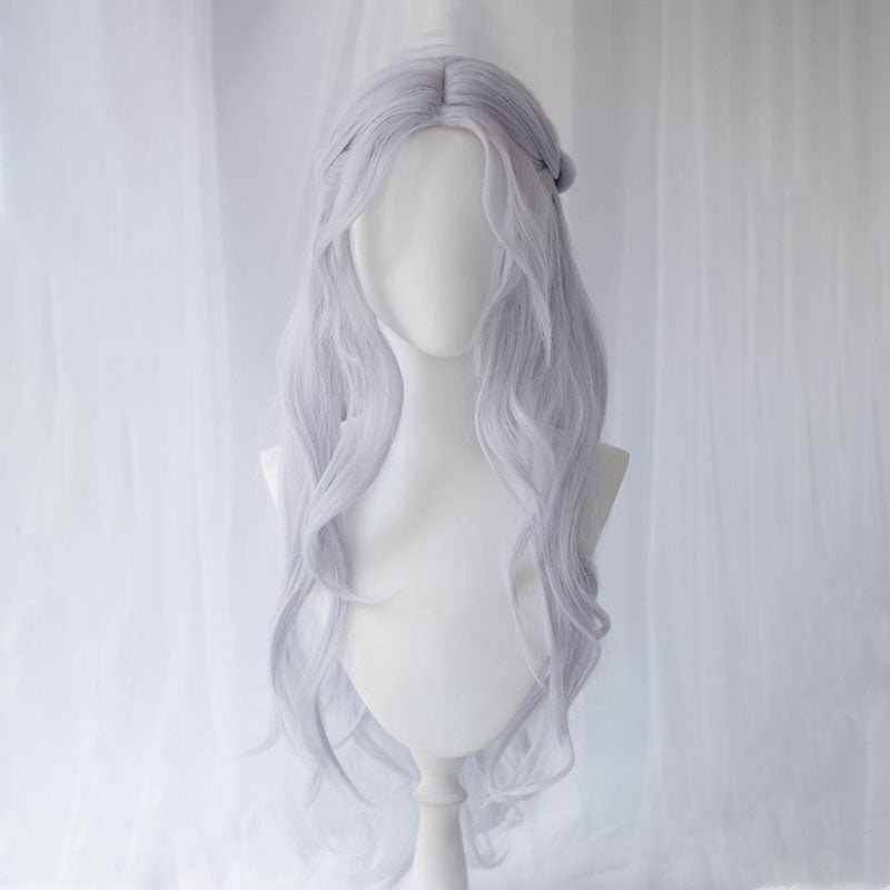 Final Fantasy XIV Venat White Cosplay Wig - lemailwigs